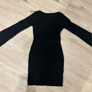 H&M Black Long Sleeve Dress